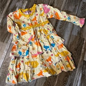 Girls Jelly the Pug Fall time dress size 4
